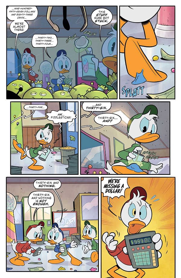 Interior preview page from DuckTales #7