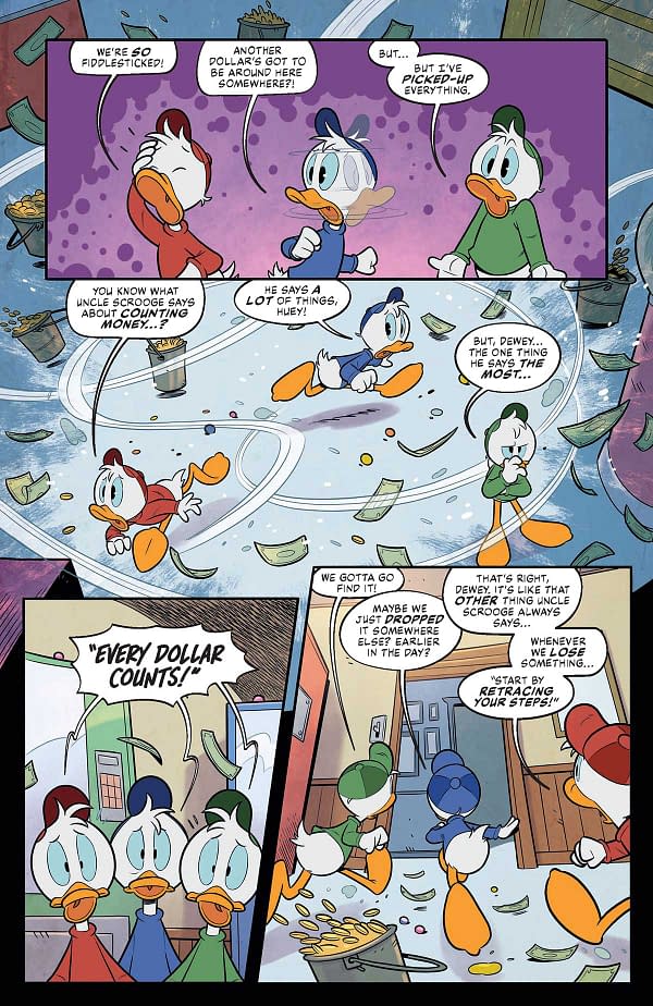 Interior preview page from DuckTales #7