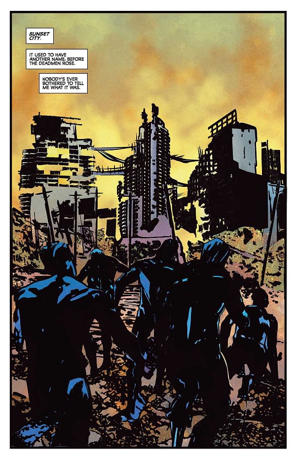 Interior preview page from Die!namite: Blood Red #1