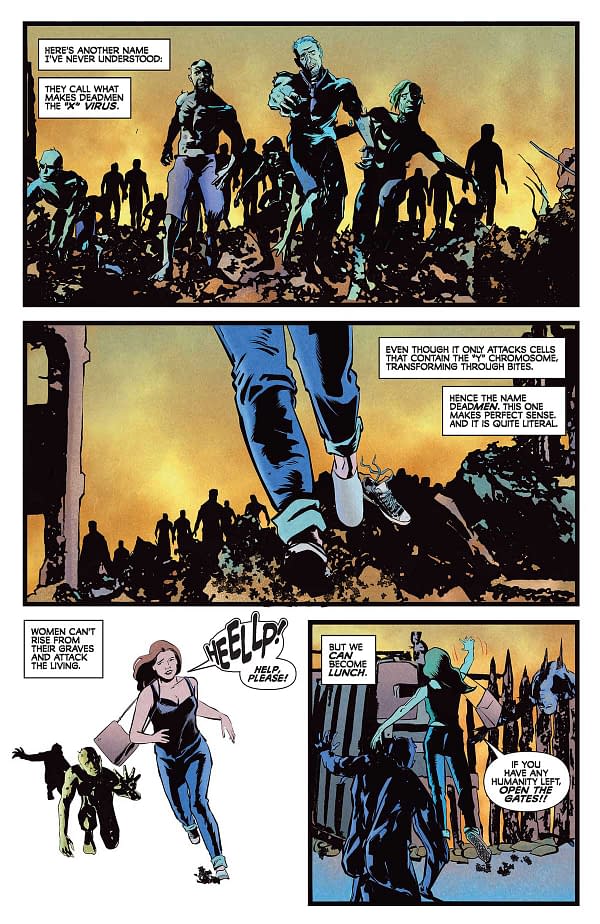 Interior preview page from Die!namite: Blood Red #1