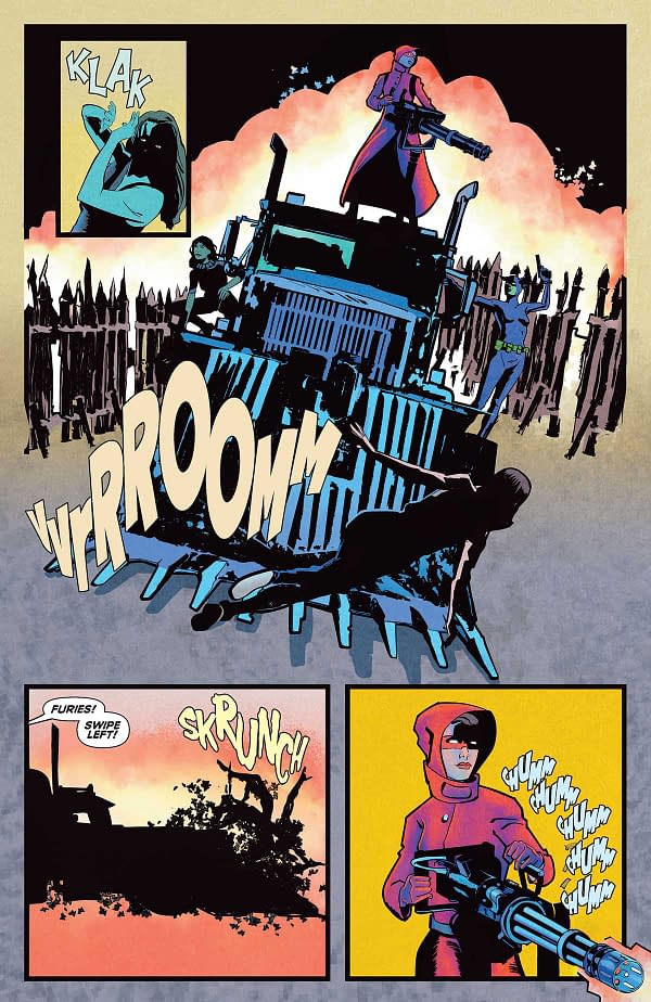 Interior preview page from Die!namite: Blood Red #1