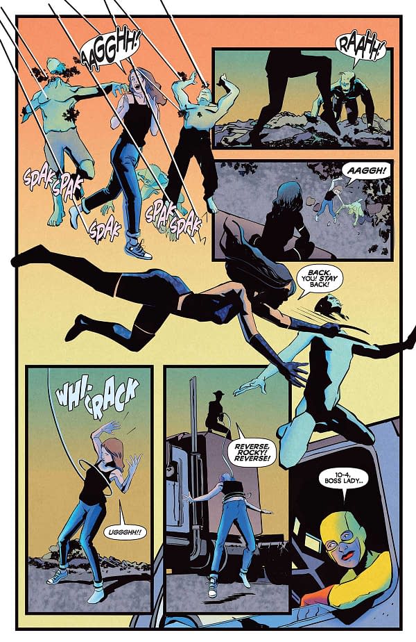 Interior preview page from Die!namite: Blood Red #1