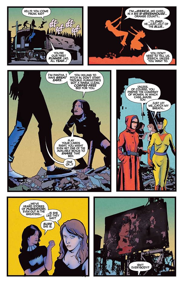 Interior preview page from Die!namite: Blood Red #1