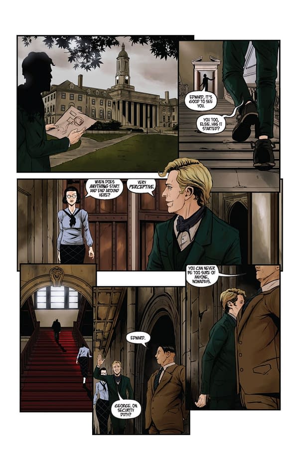 Interior preview page from The Thing on the Doorstep #2