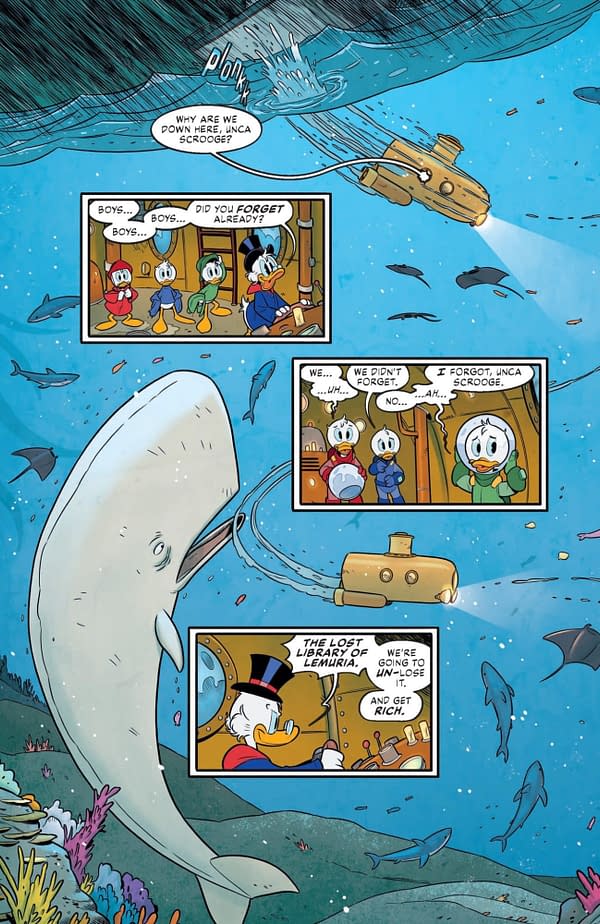 Interior preview page from Ducktales #12