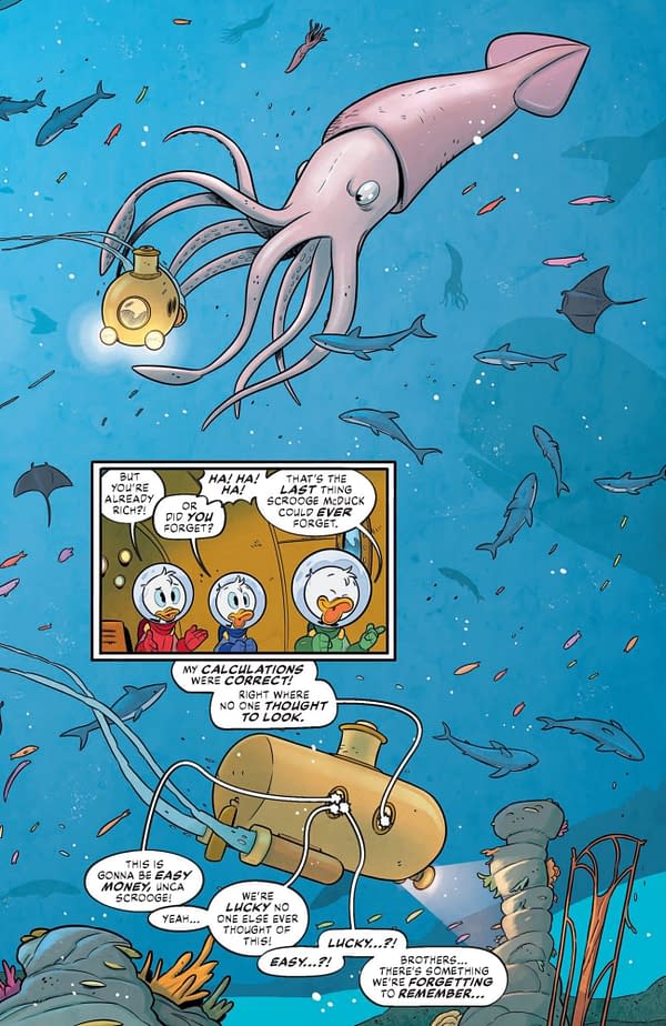 Interior preview page from Ducktales #12