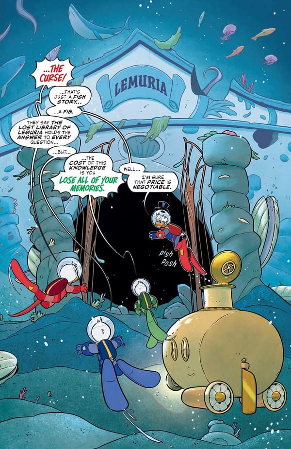 Interior preview page from Ducktales #12