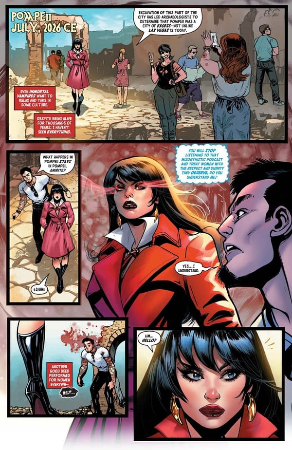 Interior preview page from Vampirella Summer Special 2026 #1
