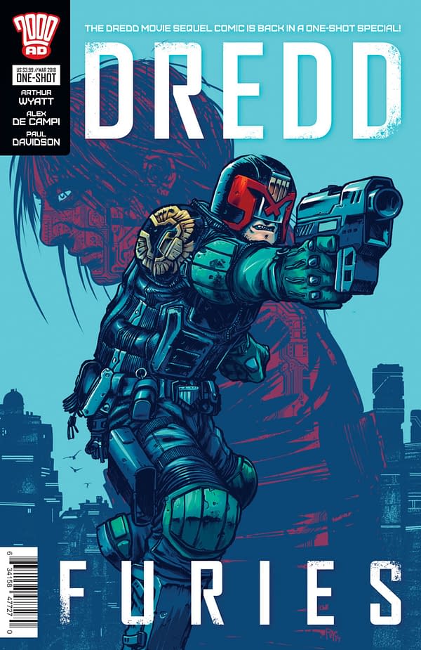 Dredd Furies #1 cover by Simon Parr