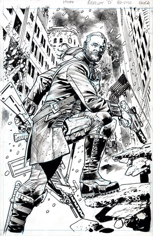 First Look At Bryan Hitch and Geoff Johns' Redcoat