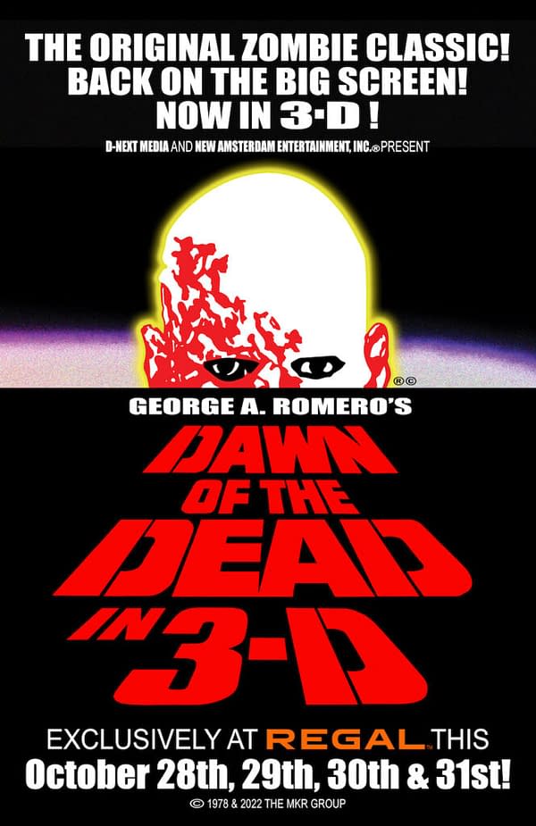 Dawn Of The Dead Returning To Theaters In 3D For Halloween At Regal
