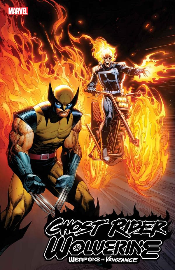 Cover image for GHOST RIDER/WOLVERINE: WEAPONS OF VENGEANCE OMEGA 1 SCOTT WILLIAMS VARIANT