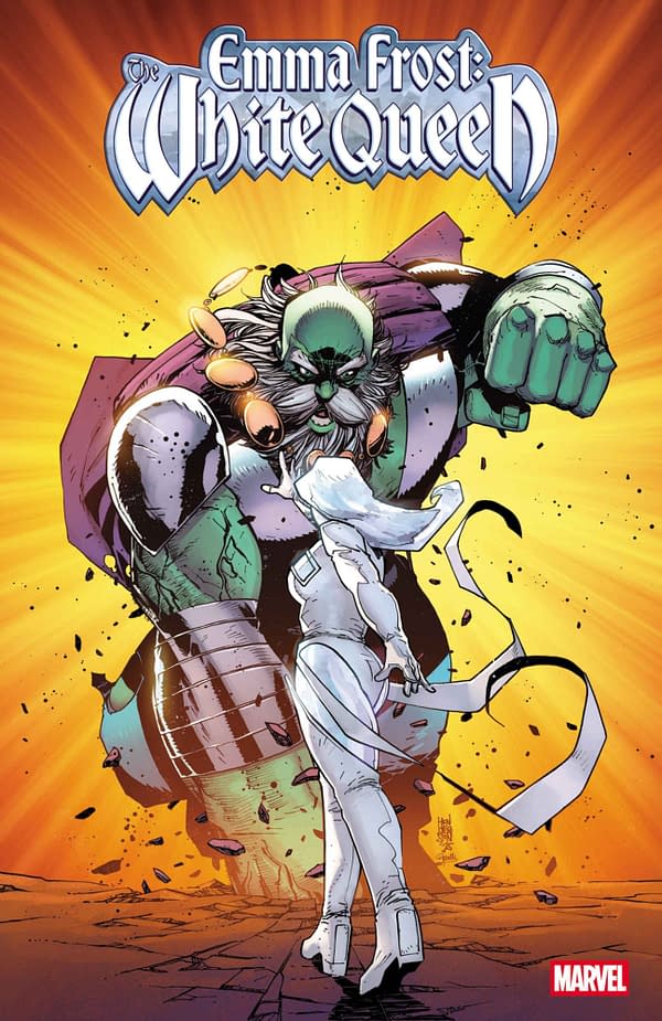 Cover image for EMMA FROST: THE WHITE QUEEN #1 MIKE HENDERSON BRING ON THE BAD GUYS VARIANT