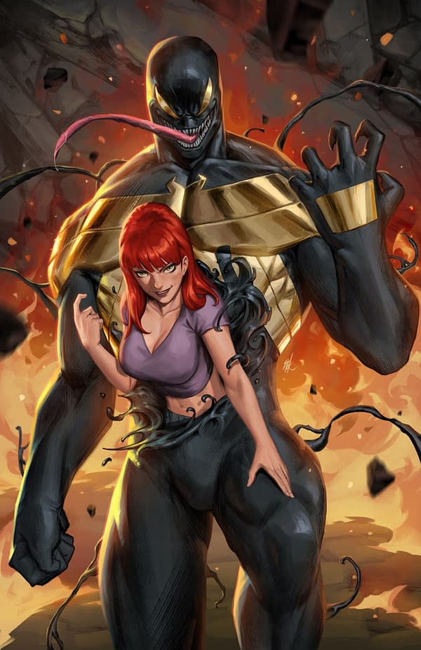 Cover image for ALL-NEW VENOM #10 EJIKURE VENOM VIRGIN VARIANT