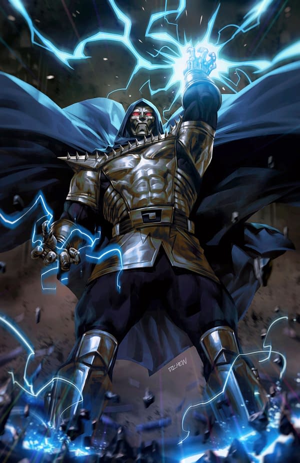 Cover image for DOOMED 2099 #1 DERRICK CHEW VIRGIN VARIANT