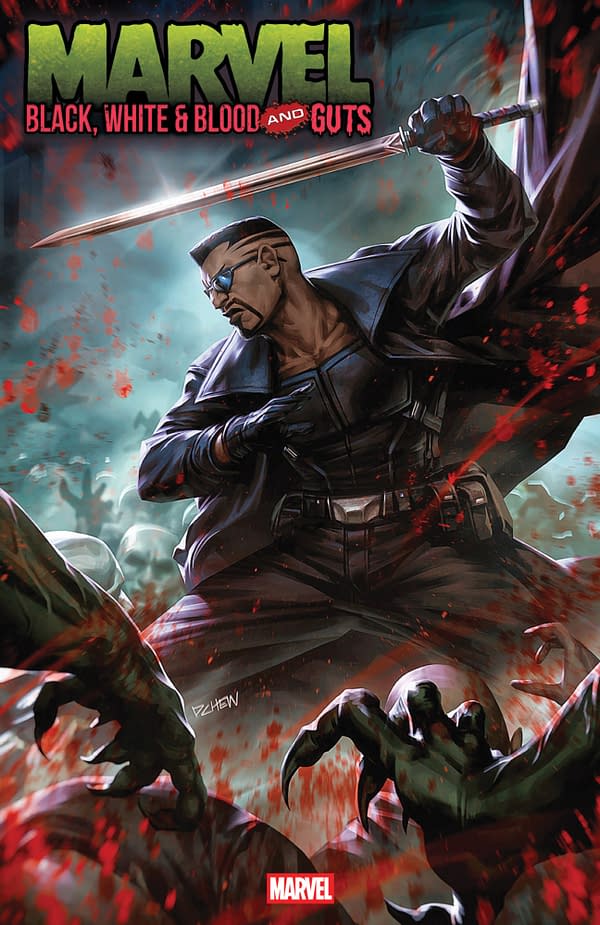 Cover image for MARVEL: BLACK, WHITE & BLOOD AND GUTS #1 DERRICK CHEW VARIANT