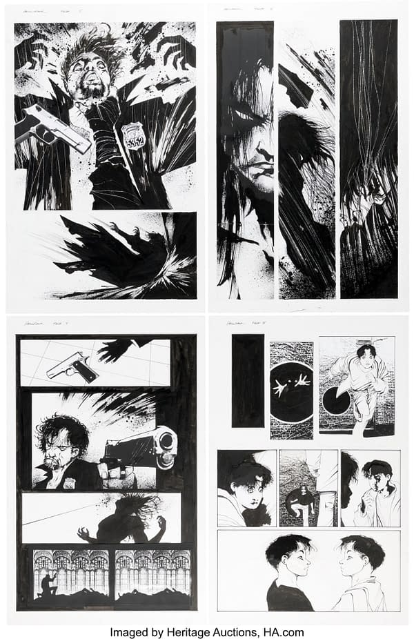 Complete Jae Lee Hellshock Original Artwork Stories At Auction