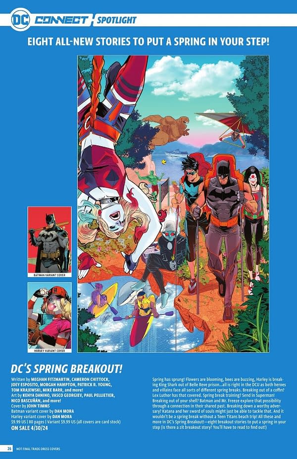 Bleeding Cool Presents Full DC Comics April 2024 Solicitations