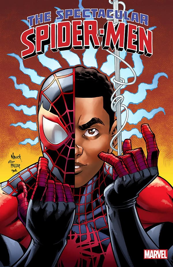 Cover image for THE SPECTACULAR SPIDER-MEN 1 TODD NAUCK HOMAGE MILES MORALES VARIANT