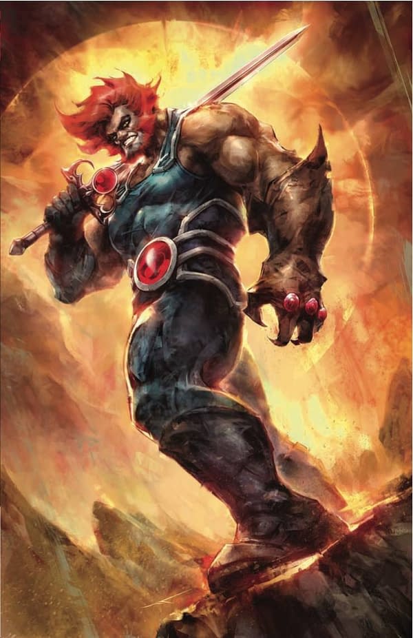 Cover image for THUNDERCATS #12 CVR ZH 15 COPY FOC INCV IVAN TAO VIRGIN FOIL