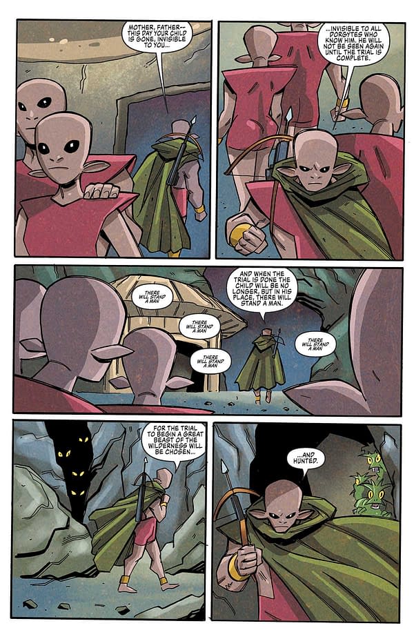 Interior preview page from Herculoids #4