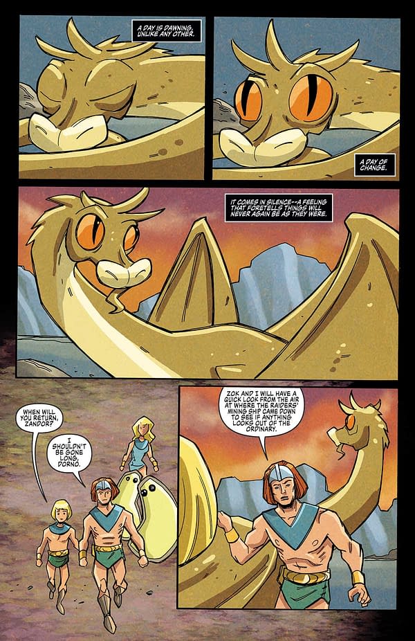 Interior preview page from Herculoids #4