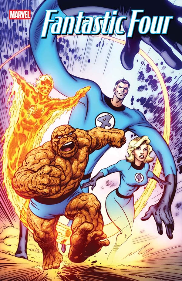 Cover image for FANTASTIC FOUR #1 ALAN DAVIS VARIANT