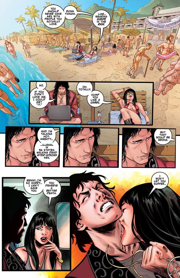 Interior preview page from Vampirella #9