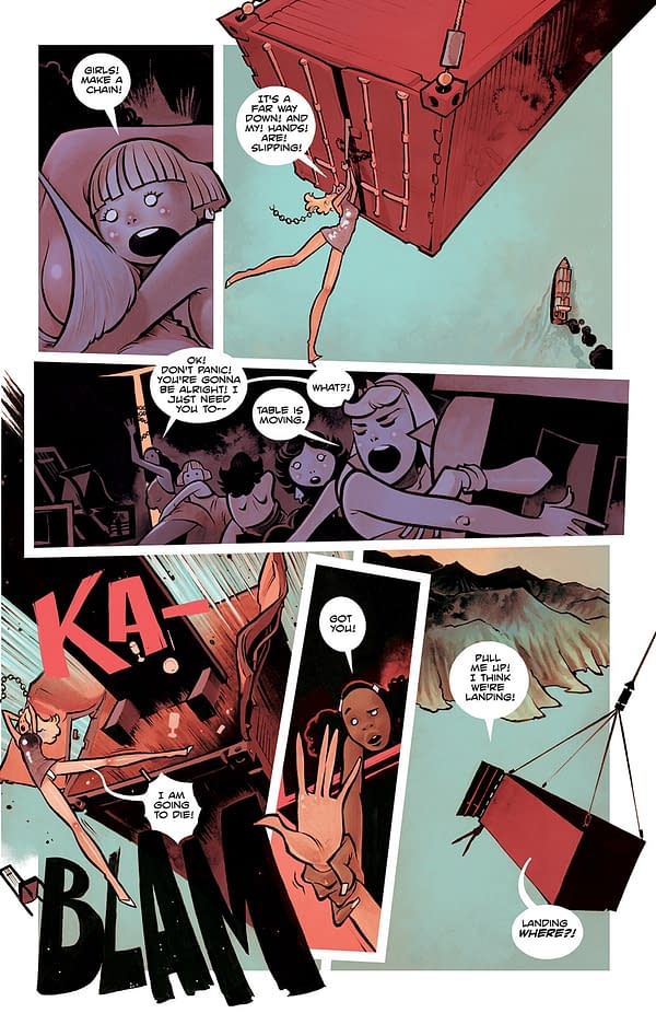 Interior preview page from Tigress Island #1