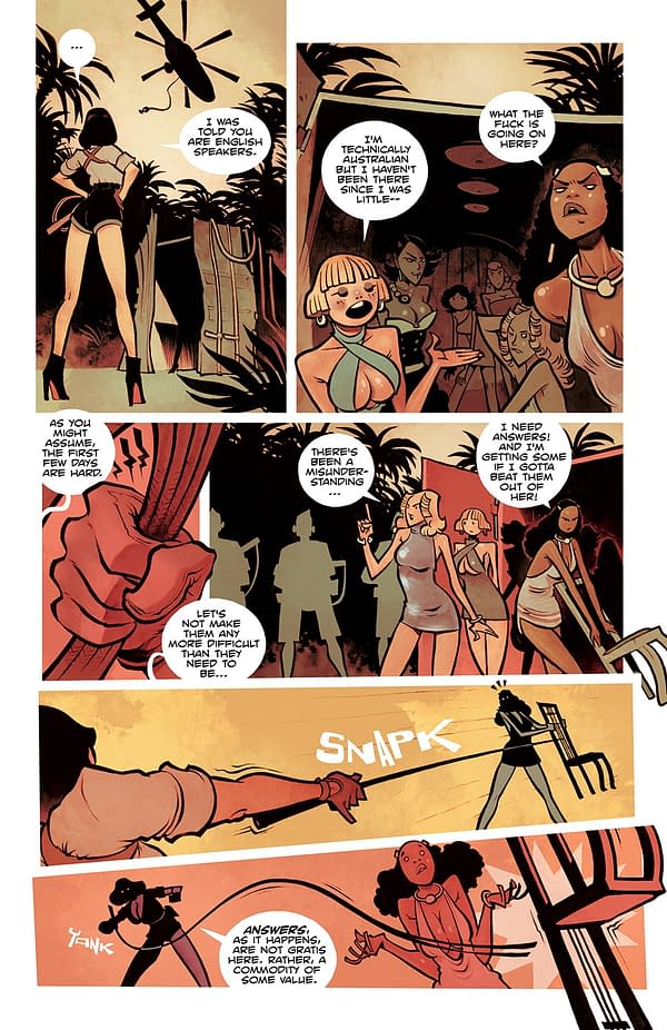 Interior preview page from Tigress Island #1