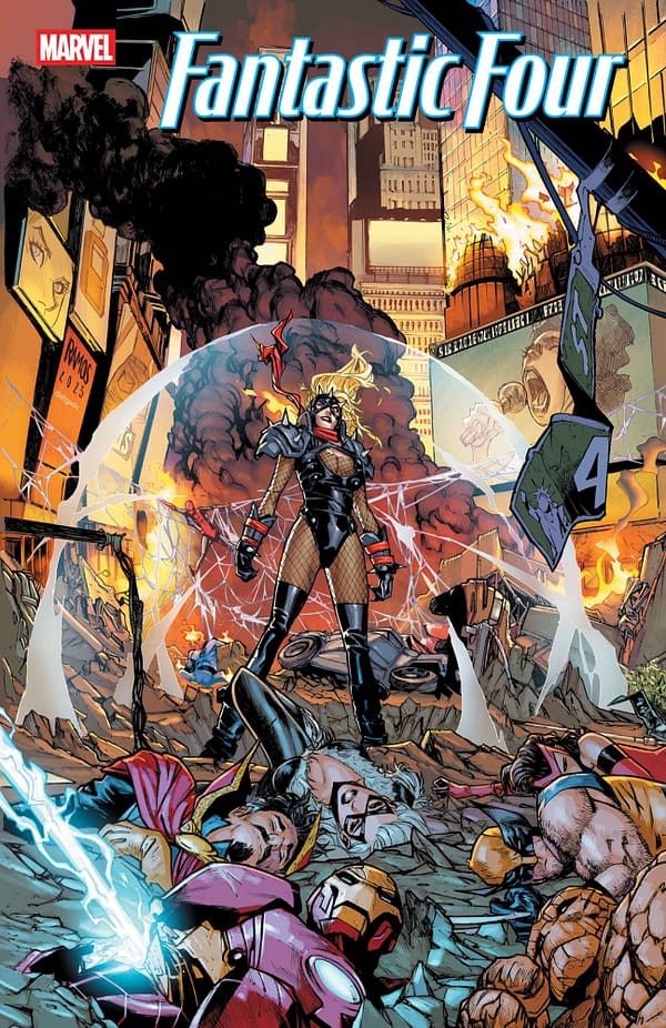 Cover image for FANTASTIC FOUR #10 HUMBERTO RAMOS COVER