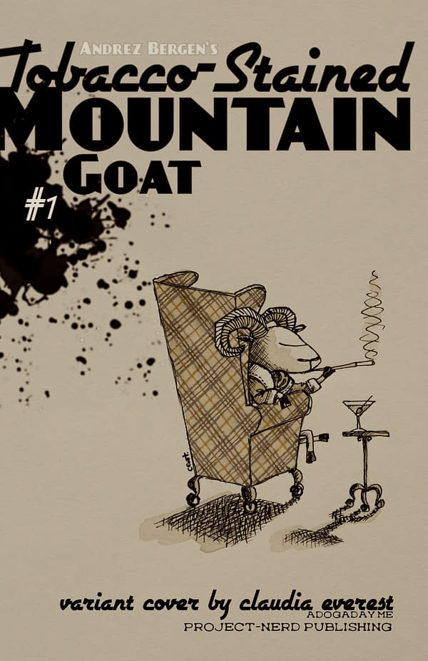 Tobacco-Stained Mountain Goat_variant cover by Claudia Everest