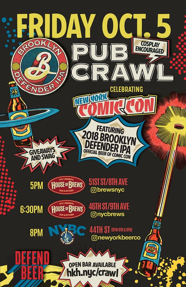 New York Comic Con 2018 Party List &#8211; A Second Stab