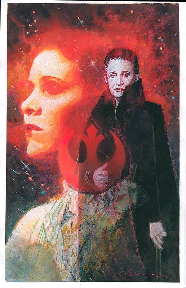 We Need Bill Sienkiewicz's Star Wars Celebration 2019 Leia Piece