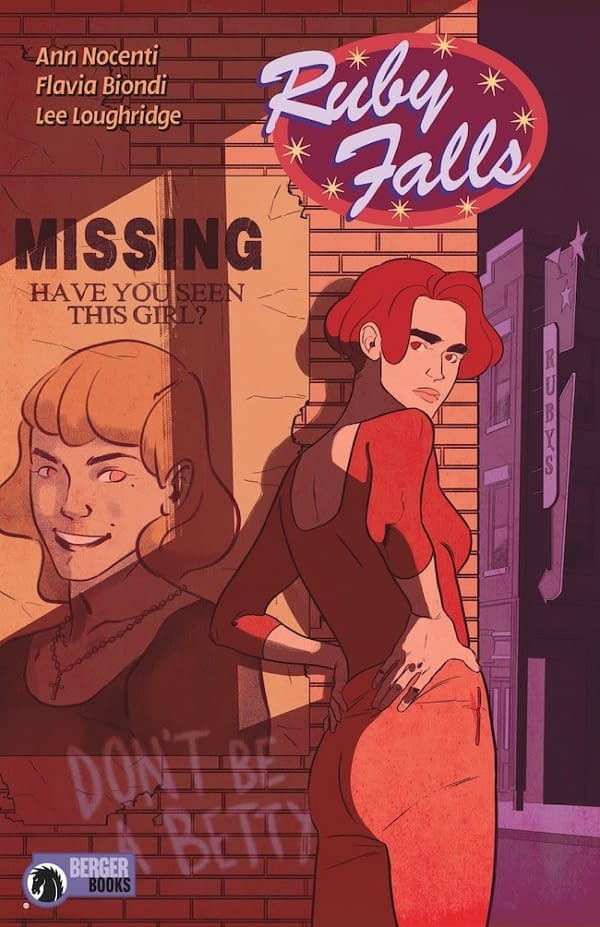 Ann Nocenti to Write Ruby Falls for Berger Books in October