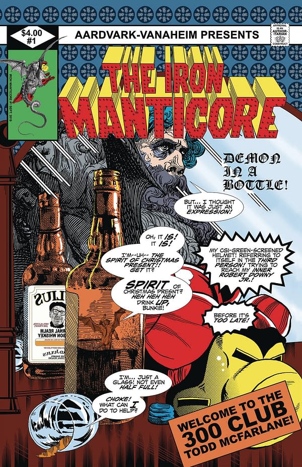 Dave Sim Reigns it In With "Iron Manticore" #1