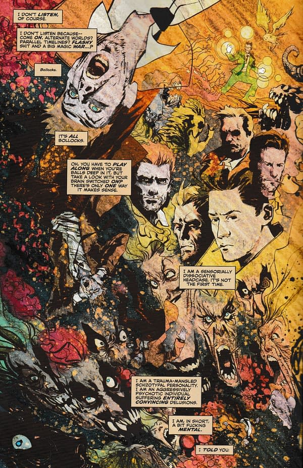 Hellblazer Remembers The Justice League - And Dying (Spoilers)