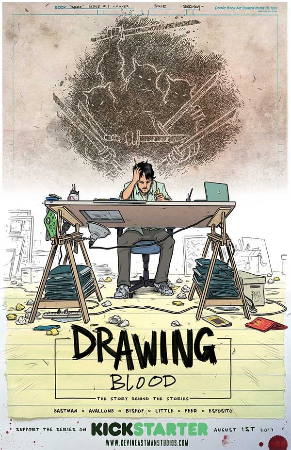 Kevin Eastman Brings Drawing Blood To Scout Comics
