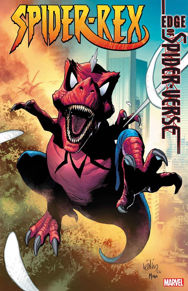 Cover image for EDGE OF SPIDER-VERSE 1 YU SPIDER-REX VARIANT