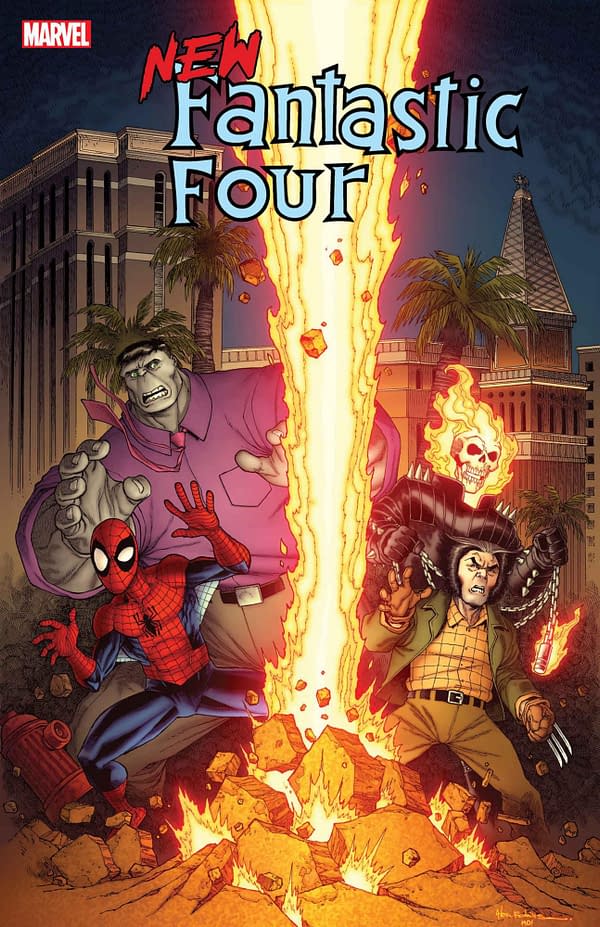 Cover image for NEW FANTASTIC FOUR #4 NICK BRADSHAW COVER