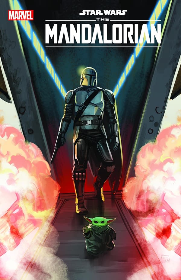 Cover image for STAR WARS: THE MANDALORIAN #5 STEPHANIE HANS COVER