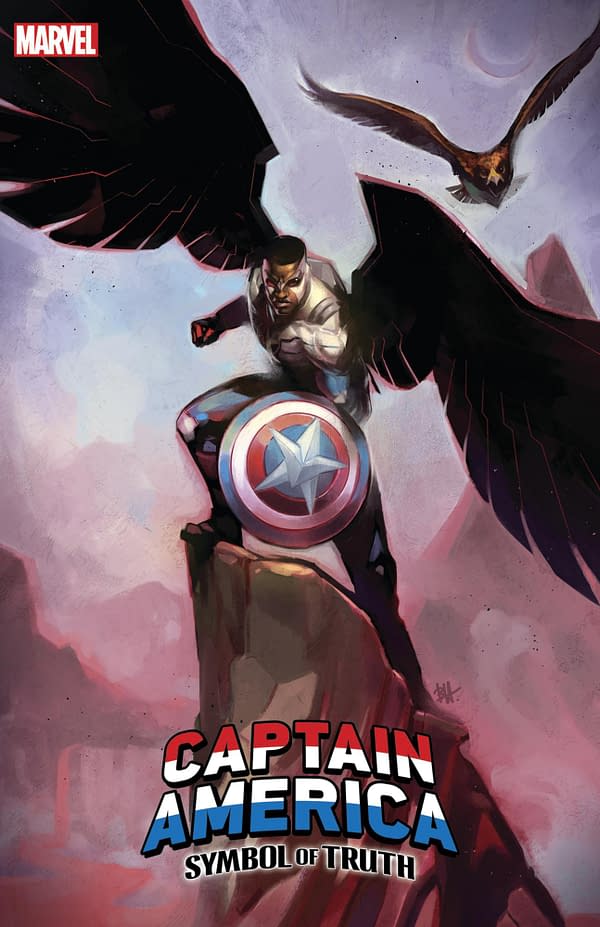Cover image for CAPTAIN AMERICA: SYMBOL OF TRUTH 8 HARVEY VARIANT