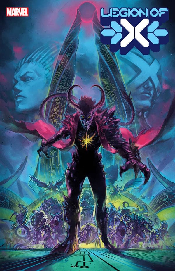 Cover image for LEGION OF X #9 BEN HARVEY COVER