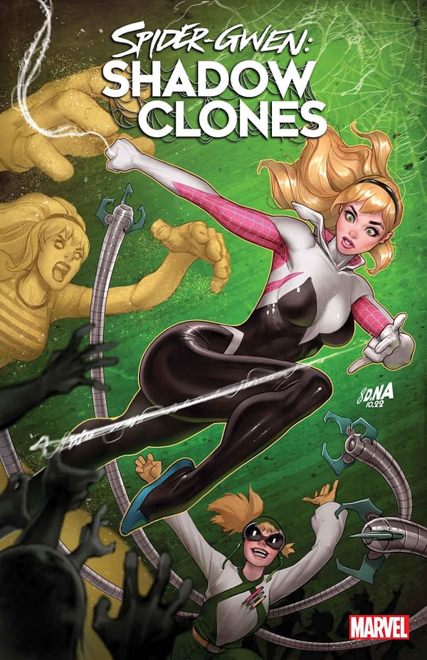 Cover image for SPIDER-GWEN: SHADOW CLONES #1 DAVID NAKAYAMA COVER