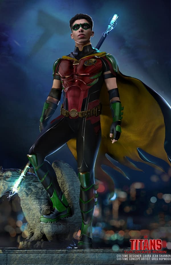 Titans Season 4: Here's a Better Look at Jay Lycurgo's Robin Costume