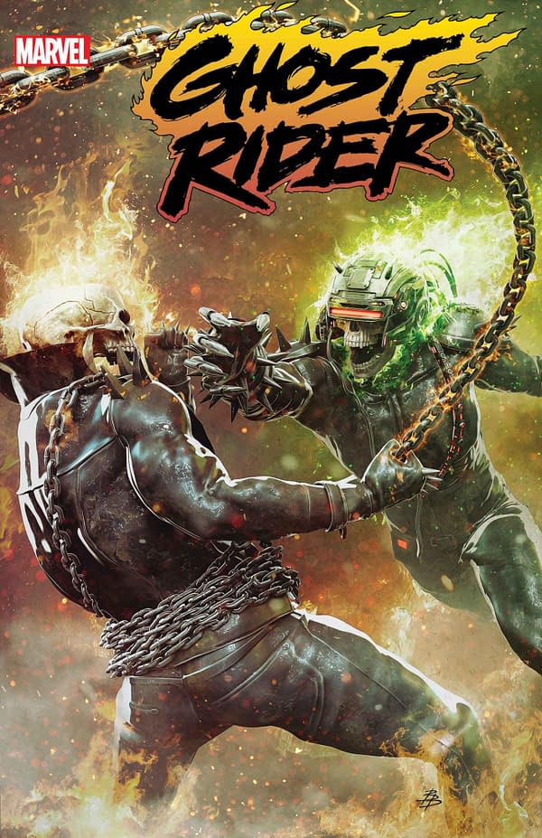 Cover image for GHOST RIDER #14 BJORN BARENDS COVER