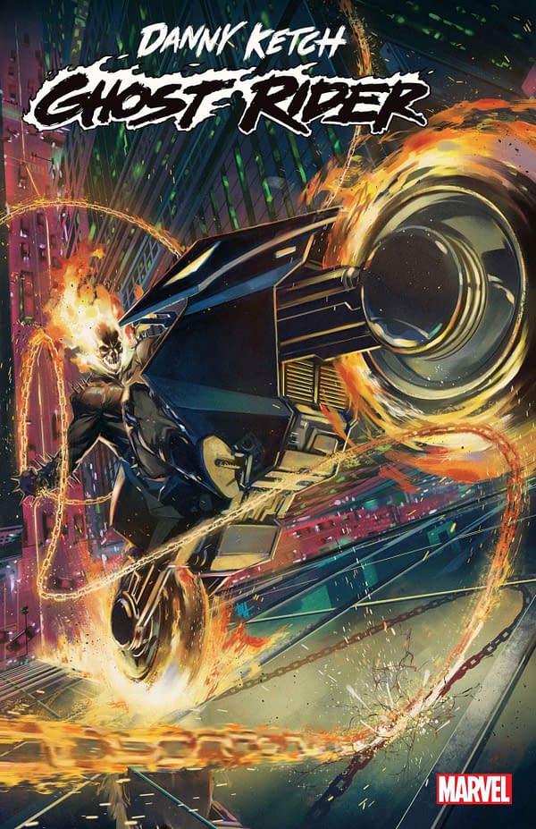 Cover image for DANNY KETCH: GHOST RIDER #1 BEN HARVEY COVER