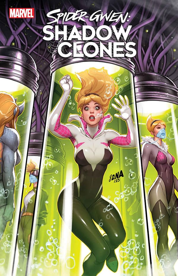 Cover image for SPIDER-GWEN: SHADOW CLONES #4 DAVID NAKAYAMA COVER