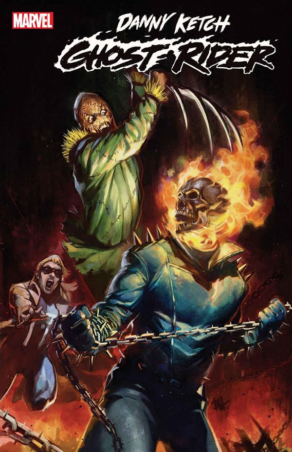 Cover image for DANNY KETCH: GHOST RIDER #3 BEN HARVEY COVER