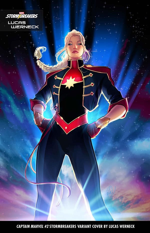 Cover image for CAPTAIN MARVEL 2 LUCAS WERNECK STORMBREAKERS VARIANT